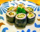 ニラとキムチとセロリのレンジで3色肉巻き作り方9写真