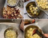 自宅で採れた栗で 甘露煮を作りました。作り方2写真