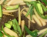 大根の皮とピーマンで弁当のおかず作り方5写真