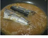 これぞお袋の味。。秋★サンマのみそ煮！作り方3写真
