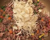 ひき肉の温玉のっけ丼作り方3写真