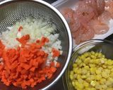 炊飯器☆de☆簡単エビピラフ作り方2写真