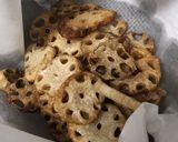揚げ蓮根のポン酢かけ作り方3写真