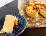 抹茶入り◇低糖質◇バスク風チーズケーキ作り方17写真