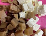いぶりがっことクリームチーズの天ぷら作り方1写真