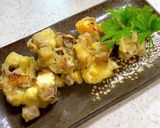 いぶりがっことクリームチーズの天ぷら作り方5写真