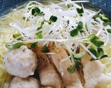 鍋キューブで安定の味♪鶏塩ラーメン作り方5写真