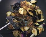 ナス+サンマ缶炒め作り方3写真