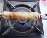 直火焼バウムクーヘン、積層型バターケーキ作り方14写真