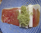 生ハム大根とふのりおぼろとろろ昆布黒豆巻作り方7写真