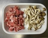 豚こま肉ともやしのあんかけ作り方1写真