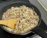 豚こま肉ともやしのあんかけ作り方4写真