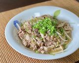 豚こま肉ともやしのあんかけ作り方5写真