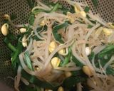 ラー油鮭ンと豆もやしのナムル作り方2写真