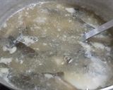 シャカシメジと里芋の味噌汁作り方8写真