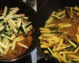 ズッキーニと狩留家茄子の大葉麻婆作り方4写真