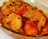 鶏肉のコチュジャン煮作り方9写真