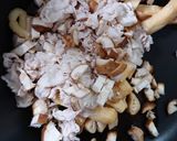 春菊と豚バラの混ぜご飯作り方4写真