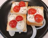 旨い！ホットカプレーゼガーリックトースト作り方5写真
