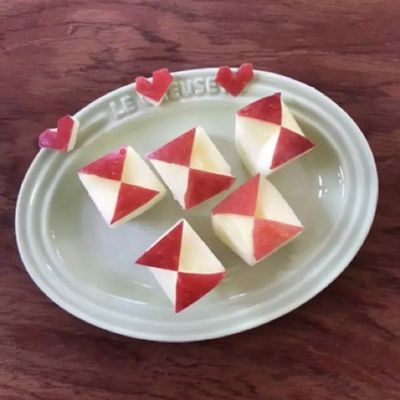 ⭐アメリカンカントリー雑貨♥ぷっくりハートのおめかし輪っぱ※りんご＆❤の飾り付き ⭐アメリカンカントリー雑貨♥ぷっくりハートのおめかし輪っぱ