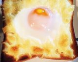 チーズ目玉焼きトースト作り方2写真