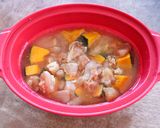 かぼちゃと鶏肉の洋風炊き込みごはん作り方4写真