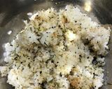 菜めしとたまごのチャーハンおにぎり作り方1写真