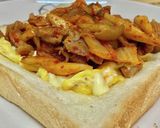 チーズ！豚キムチトースト　タロの弁当！作り方4写真