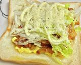 チーズ！豚キムチトースト　タロの弁当！作り方5写真