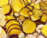 ホックリ♪甘うま♪さつま芋と鶏肉の煮物作り方5写真