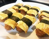 スパムオムライスおむすび　にぎりサイズ作り方23写真