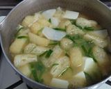 かぶと豆腐のお味噌汁♪作り方4写真