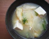 かぶと豆腐のお味噌汁♪作り方5写真