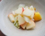 白菜とりんごのフルーティー酢の物♪作り方4写真