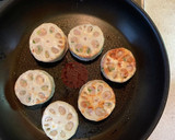 れんこんの挟み焼き作り方9写真