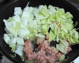 とろとろ白菜の和風麻婆♪作り方3写真
