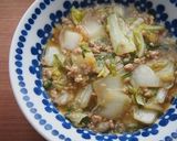 とろとろ白菜の和風麻婆♪作り方6写真
