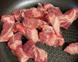 豚角切り肉と大根の甘辛煮作り方2写真