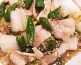豚肉と白菜のピリ辛トロッと腸活煮込み作り方4写真