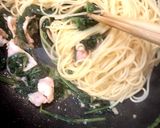 ほうれん草とベーコンのパスタ作り方7写真