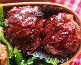 お弁当★ホタテハンバーグ弁当★作り置き作り方1写真