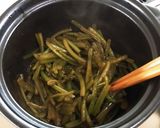 サツマイモの茎の佃煮風作り方3写真