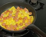 ウインナーエッグピザトースト作り方4写真