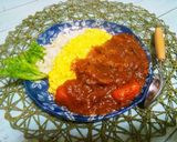 残ったビーフシチューでオムハヤシを作る作り方9写真