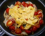 簡単！ふわたまミニトマトの中華炒め作り方5写真