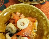 トマトと竹輪塩昆布和え作り方4写真