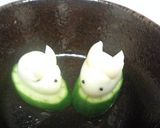 ✿うずらの卵のうさぎちゃん✿作り方6写真