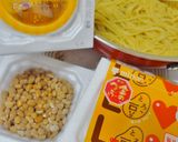 金の粒とろっ豆」納豆・溶かしバターパスタ作り方2写真
