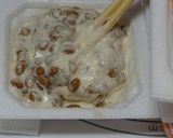 金の粒とろっ豆」納豆・溶かしバターパスタ作り方4写真
