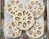 レンコンの豚ひき肉のはさみフライ作り方3写真